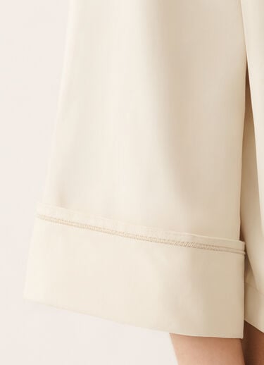 Fabiana Filippi Caban boxy en coton trench, beurre Beurre CTD266F422L9060000