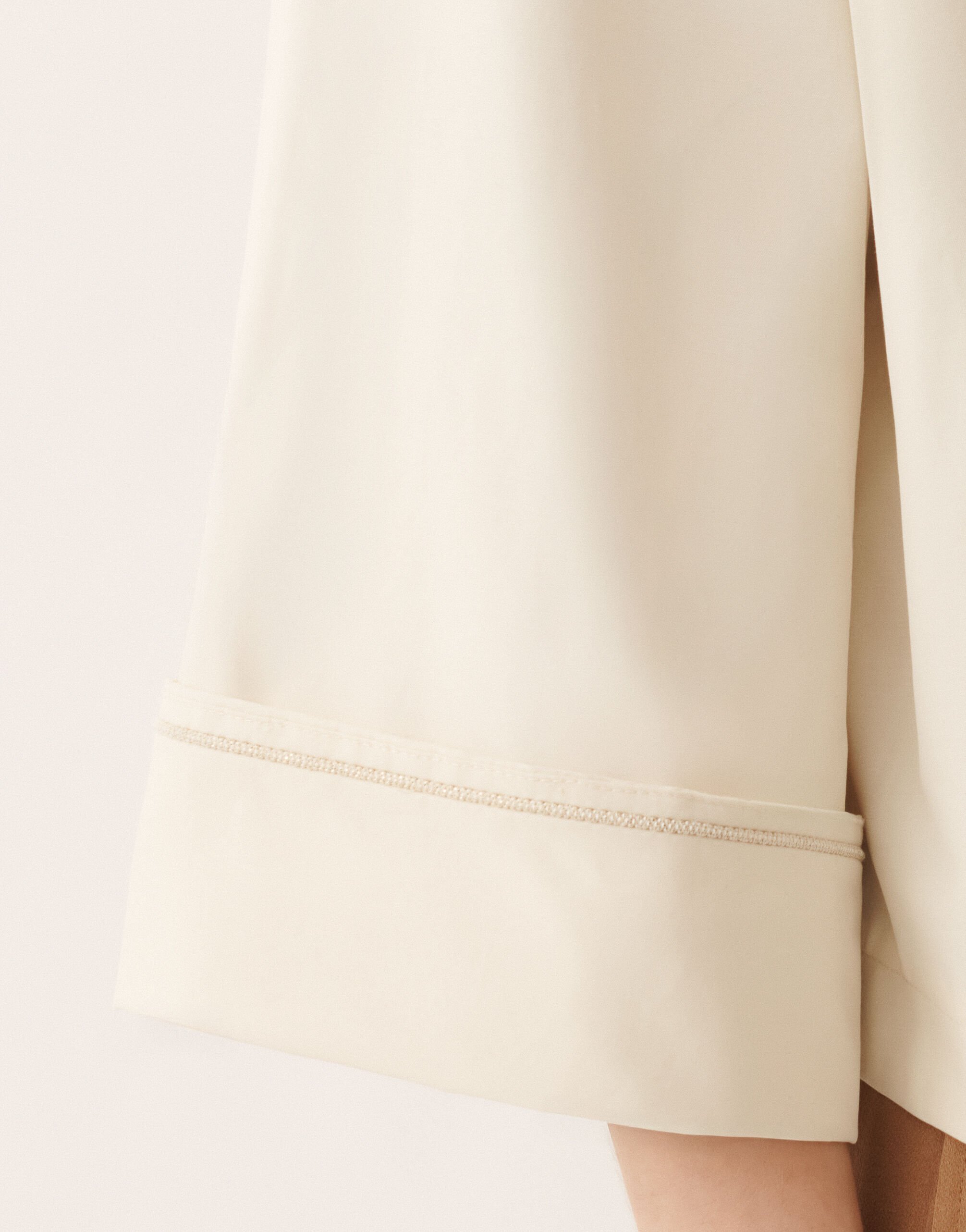 Fabiana Filippi Caban boxy en coton trench, beurre Beurre CTD266F422L9060000