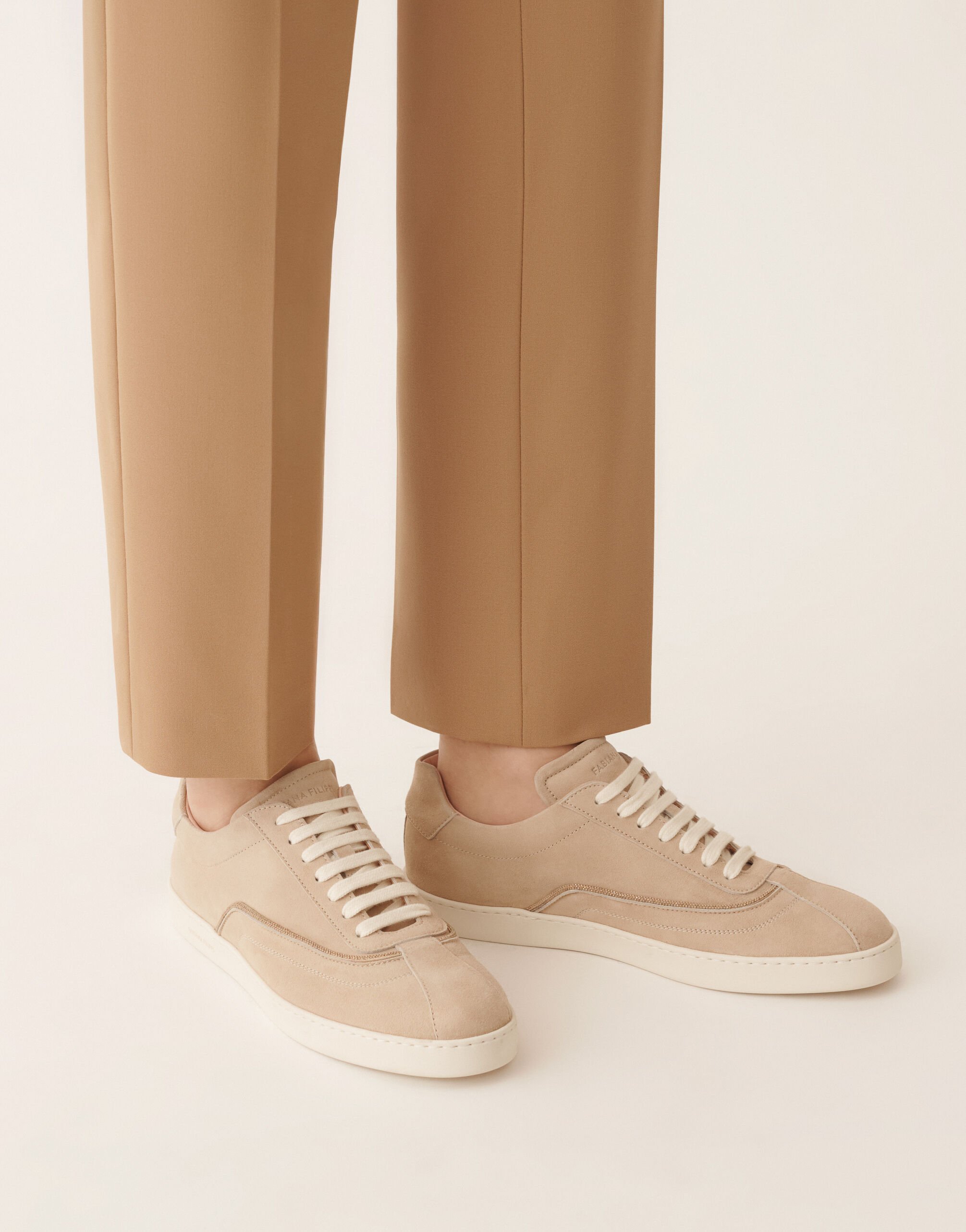 Fabiana Filippi Sneaker aus Wildleder, Kordel Kordel ASD266A849M0080000