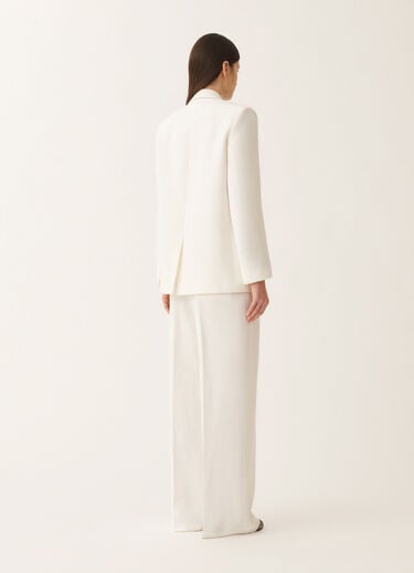 Fabiana Filippi Veste croisée en lin et viscose, blanc BLANC GCD275F412L3100000