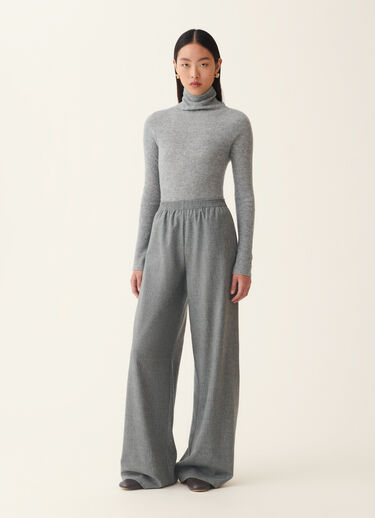 Oversized cargo flannel trousers, mineral Fabiana Filippi Oversized cargo flannel trousers, mineral Mineral PAD226F291M3780000