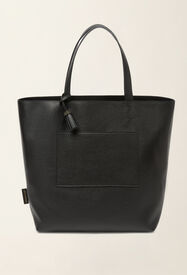 Fabiana Filippi Grained leather tote bag, black Black BGD226A910M5600000