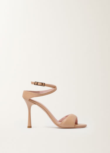 Nappa leather sandal, maple Fabiana Filippi Nappa leather sandal, maple Beige ASD266A842M0120000