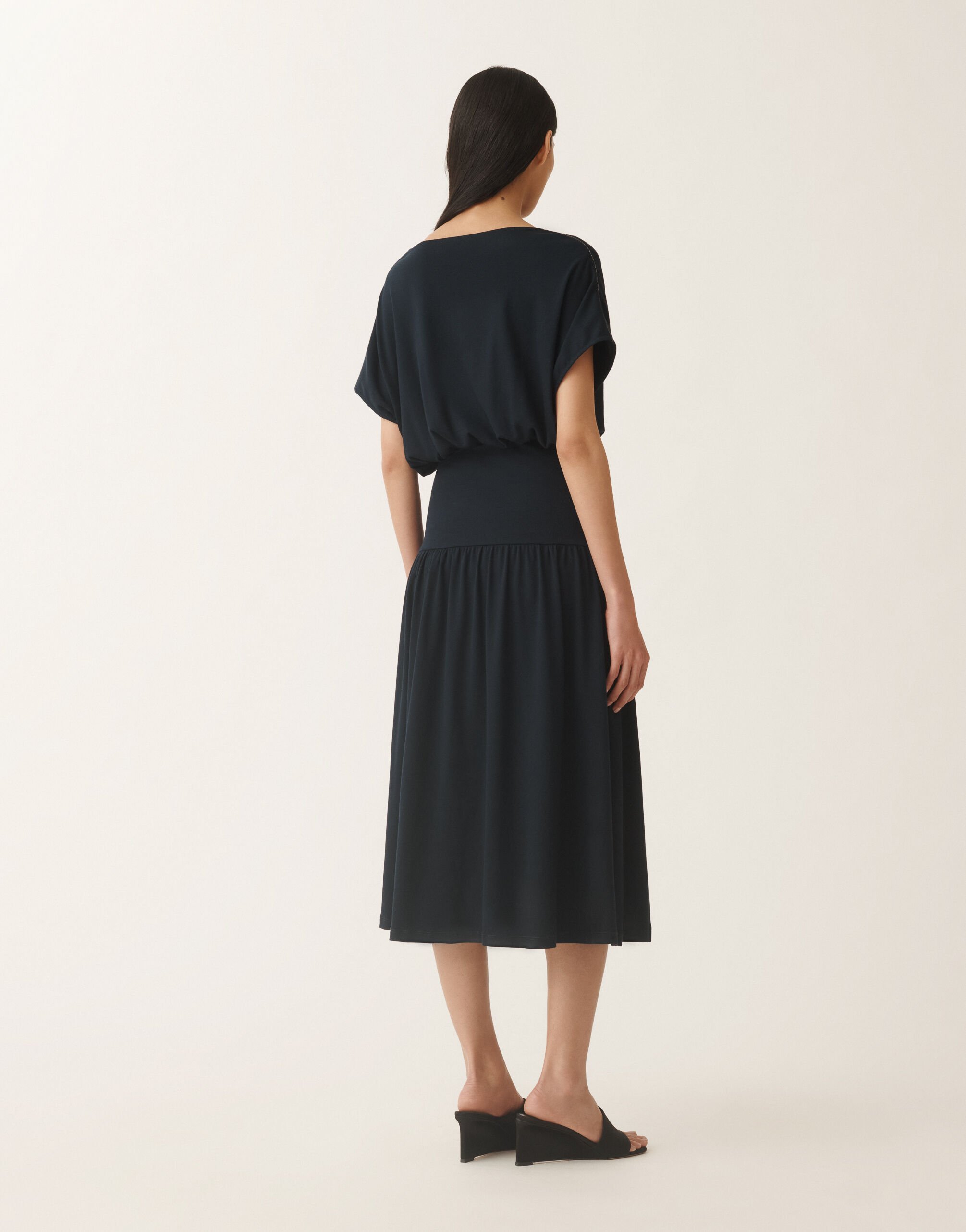 Fabiana Filippi Kleid aus Jersey, nachtblau BLAU ABD275F638L1800000