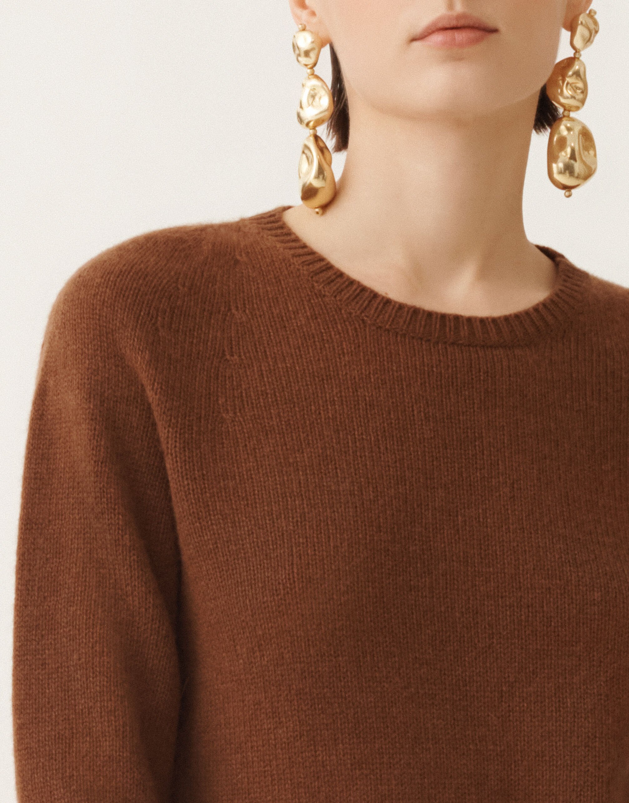 Fabiana Filippi Maglia in cashmere, mogano MARRONE MAD215F012N9000000