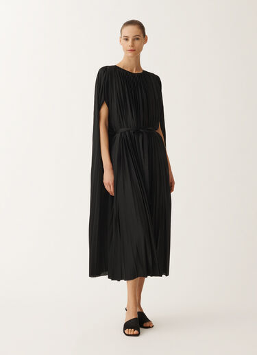Fabiana Filippi Pleated jersey dress, black BLACK ABD265F440L2990000