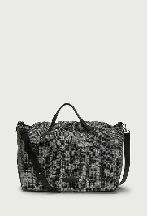 Fabiana Filippi Large wool and leather shopper bag BGD264A774I3370000