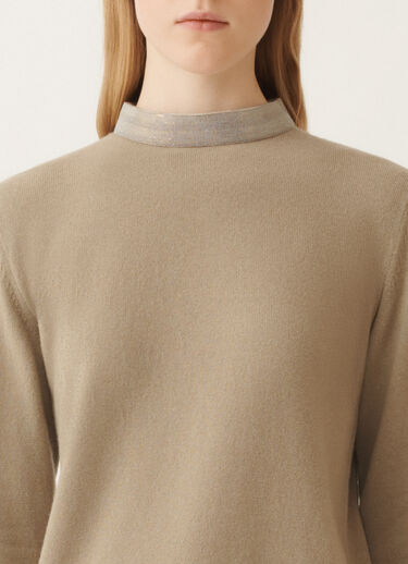 Fabiana Filippi Maglia in Platinum, oliva VERDE MAD215F092L5170000