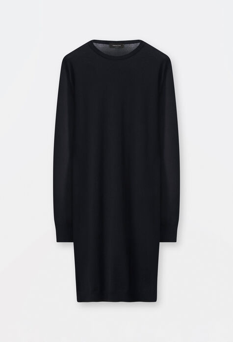Fabiana Filippi Merino wool dress, black ABD264F125I9370000