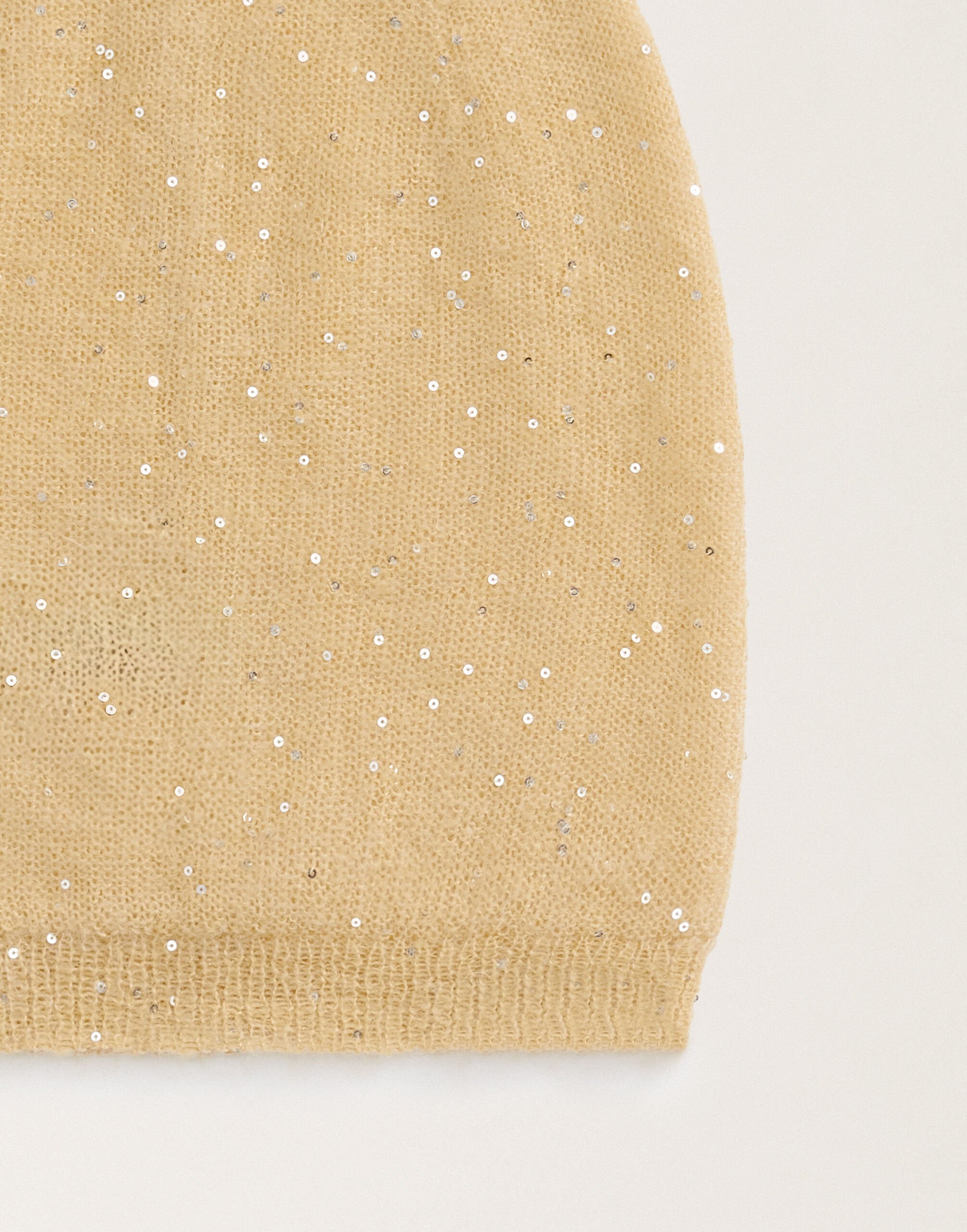 Fabiana Filippi Bonnet en mohair, or JAUNE SAD265A810D8170000