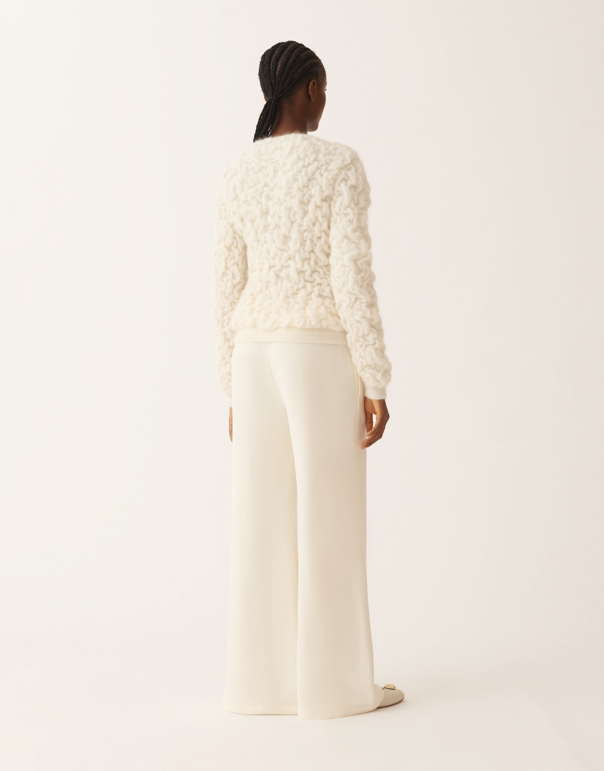 Fabiana Filippi Mohair sweater, butter White MAD225F502D5040000