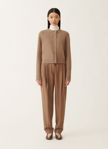 Fabiana Filippi Cardigan in Platin, Rinde Braun MAD225F057L5170000