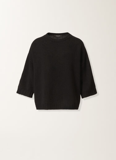 Fabiana Filippi Kaschmir-T-Shirt, schwarz Schwarz MAD225F019N9000000