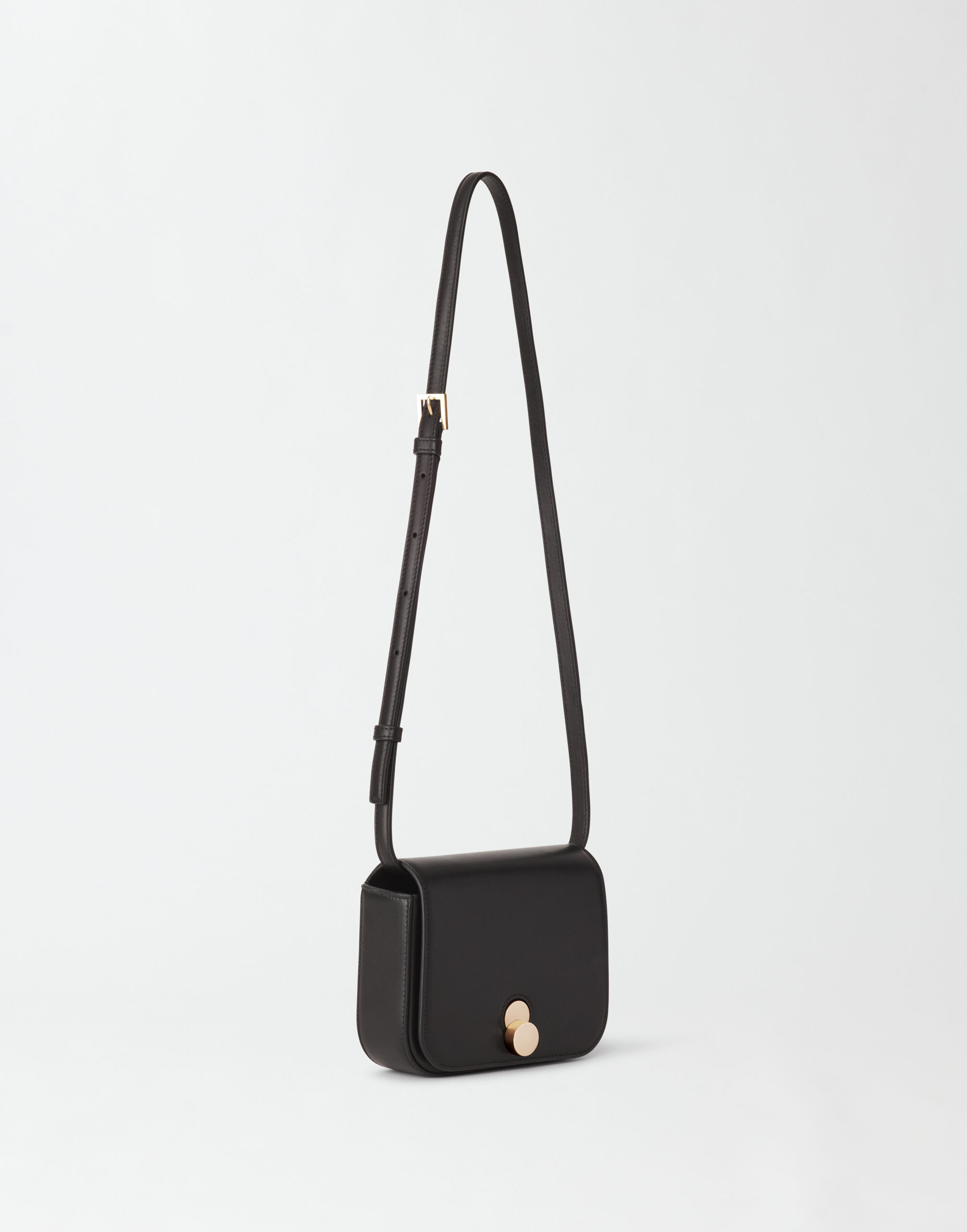 Fabiana Filippi Eclissi mini messenger en cuir, noir NOIR BGD274A864H1280000