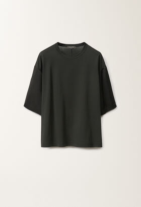 Fabiana Filippi Jersey top, black BLACK TPD265F630L2210000