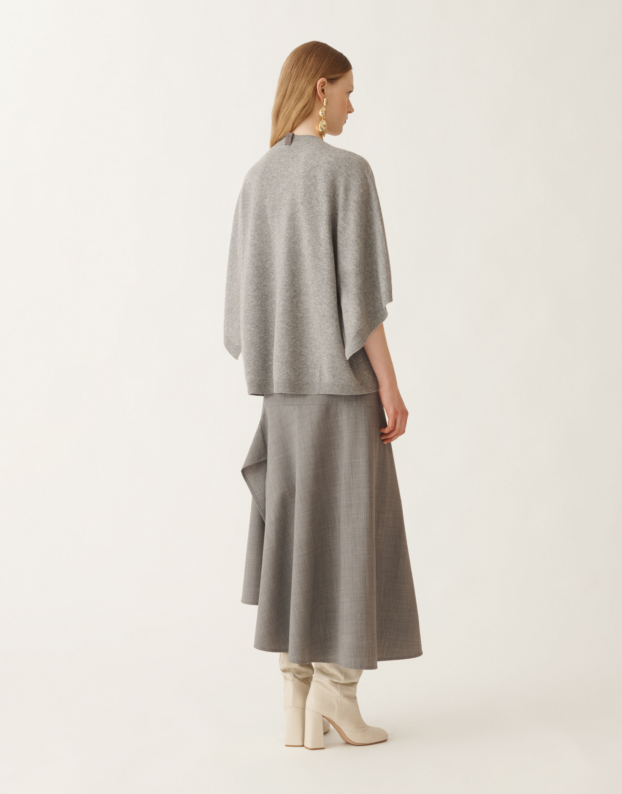 Fabiana Filippi Platinum sweater, rock grey GREY MAD215F047L5170000
