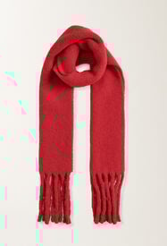 Fabiana Filippi Langer Alpaka-Wollschal, Lack Rot SAD225A929L8460000