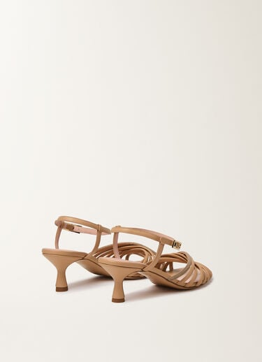 Fabiana Filippi Nappa leather sandal with heel, maple ACER ASD276A869M0120000