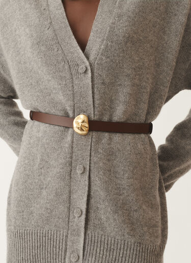 Fabiana Filippi Calfskin belt, ebony BROWN AAD215A829L8030000