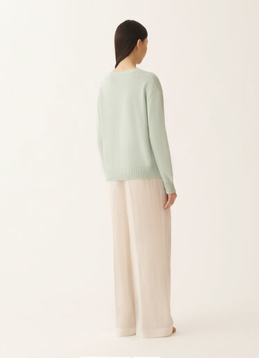 Fabiana Filippi Sweater in organic cotton, Ghirri green Ghirri Green MAD266F015L7340000