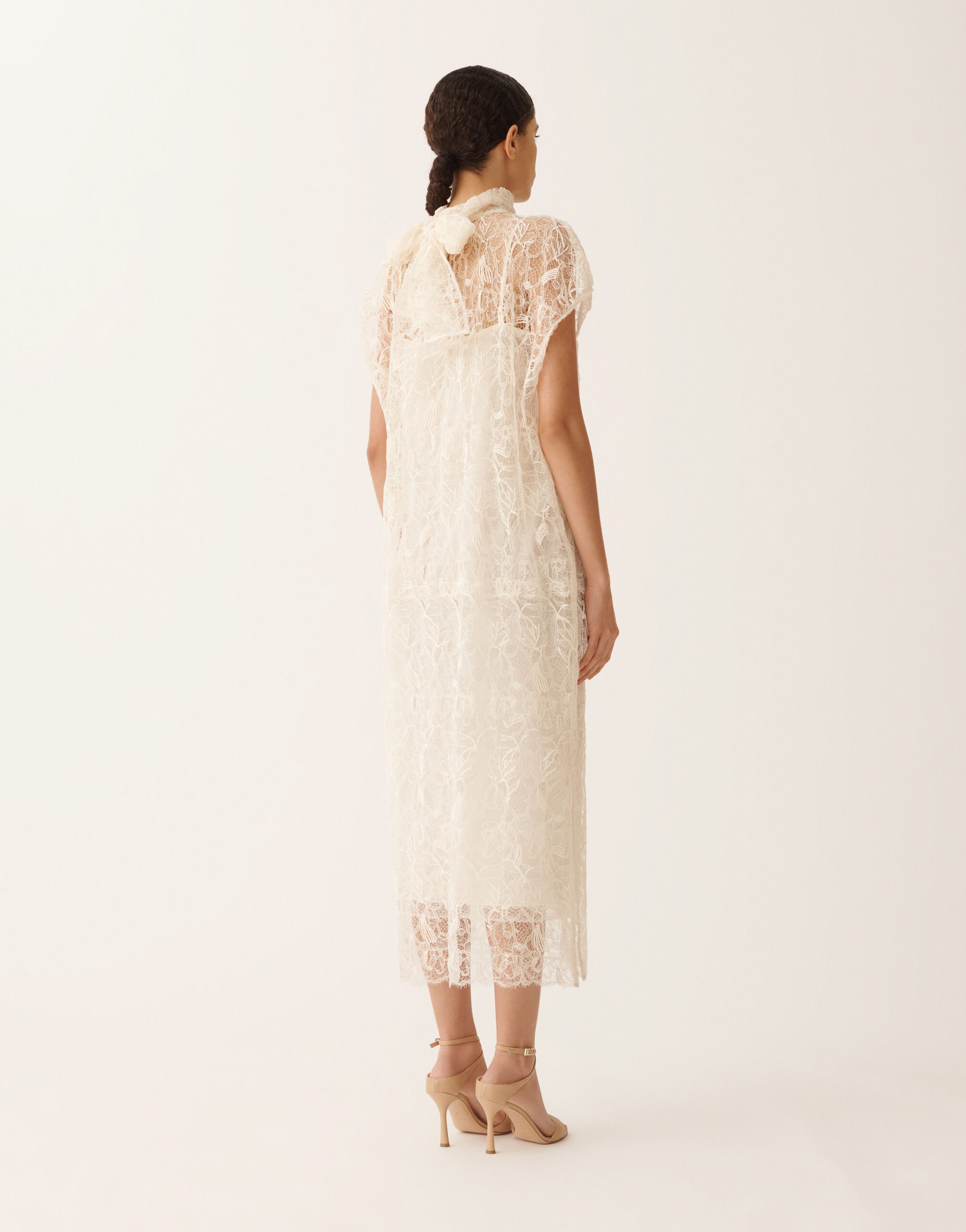 Fabiana Filippi Lace dress, butter BUTTER ABD276F638D9710000