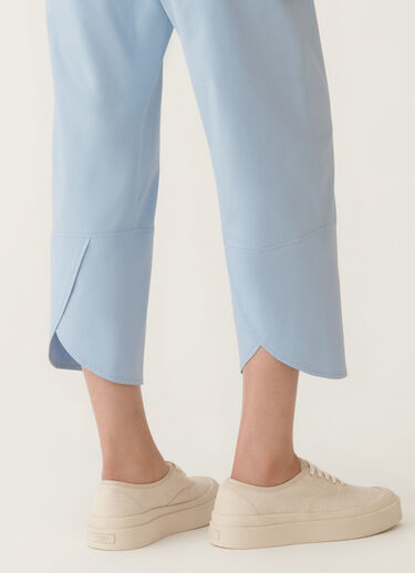 Fabiana Filippi Stretch poplin trousers, sky blue SKY BLUE PADC02F405H5460000