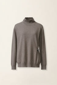 Fabiana Filippi Platinum turtleneck sweater, falcon Falcon MAD226F423M2810000