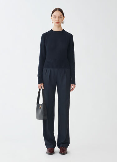 Fabiana Filippi Pullover aus Kaschmir-Gaze, Mitternachtsblau Mitternachtsblau MAD264F052N9000000