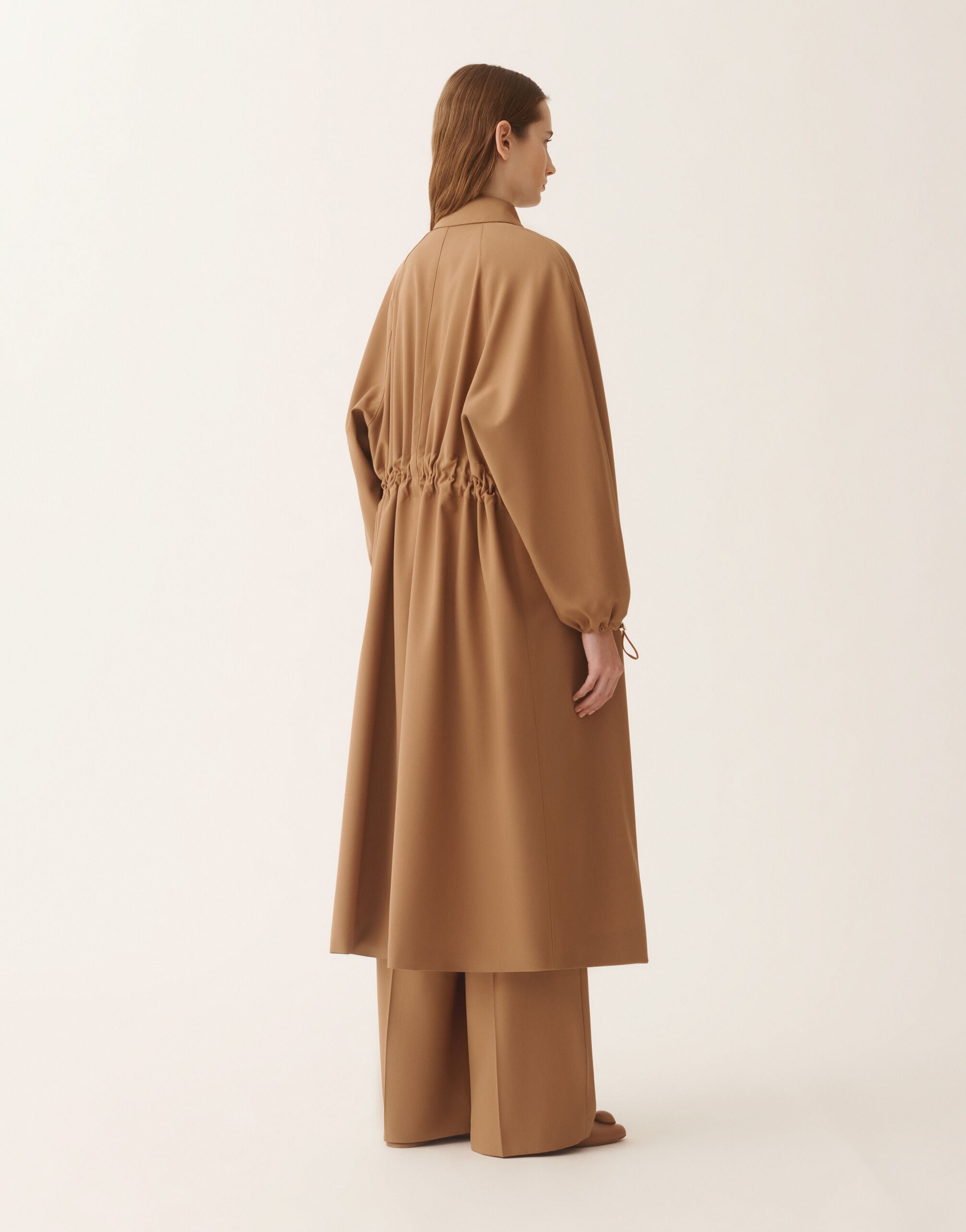 Coat in techno tailoring, wicker for Women | Fabiana Filippi®