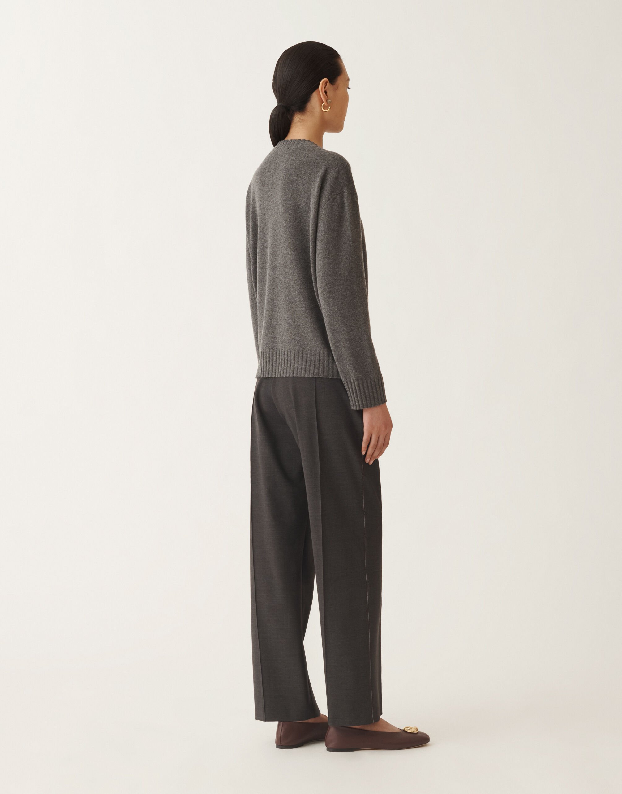 Fabiana Filippi Platinum sweater, lead grey GREY MAD215F015L5170000