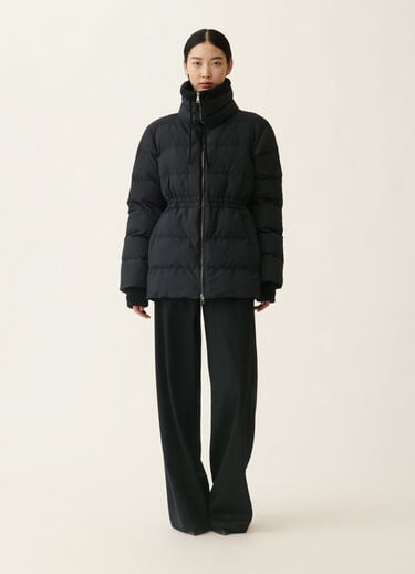 Midi ultralight technical down coat, black Fabiana Filippi Midi ultralight technical down coat, black Black CTD226F658M3960000