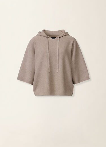 Pullover aus Platinum mit Lurex, mocha Fabiana Filippi Pullover aus Platinum mit Lurex, mocha Mocha MAD216F402M3330000