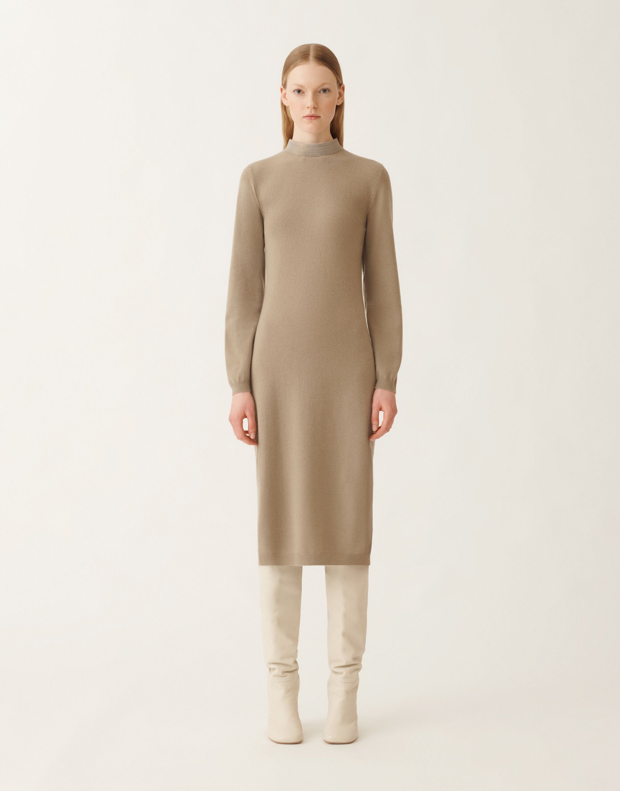 Fabiana Filippi Platinum dress, olive GREEN ABD215F140L5170000