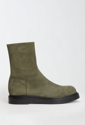 Fabiana Filippi Suede biker jacket, olive BUTTER ASD274A926H1400000