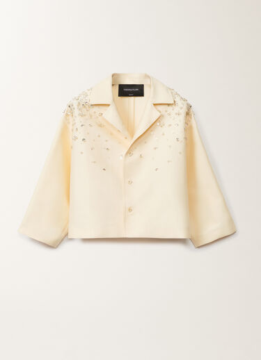 Fabiana Filippi Cotton and silk mikado jacket, vanilla VANILLA GCD275F232L3750000