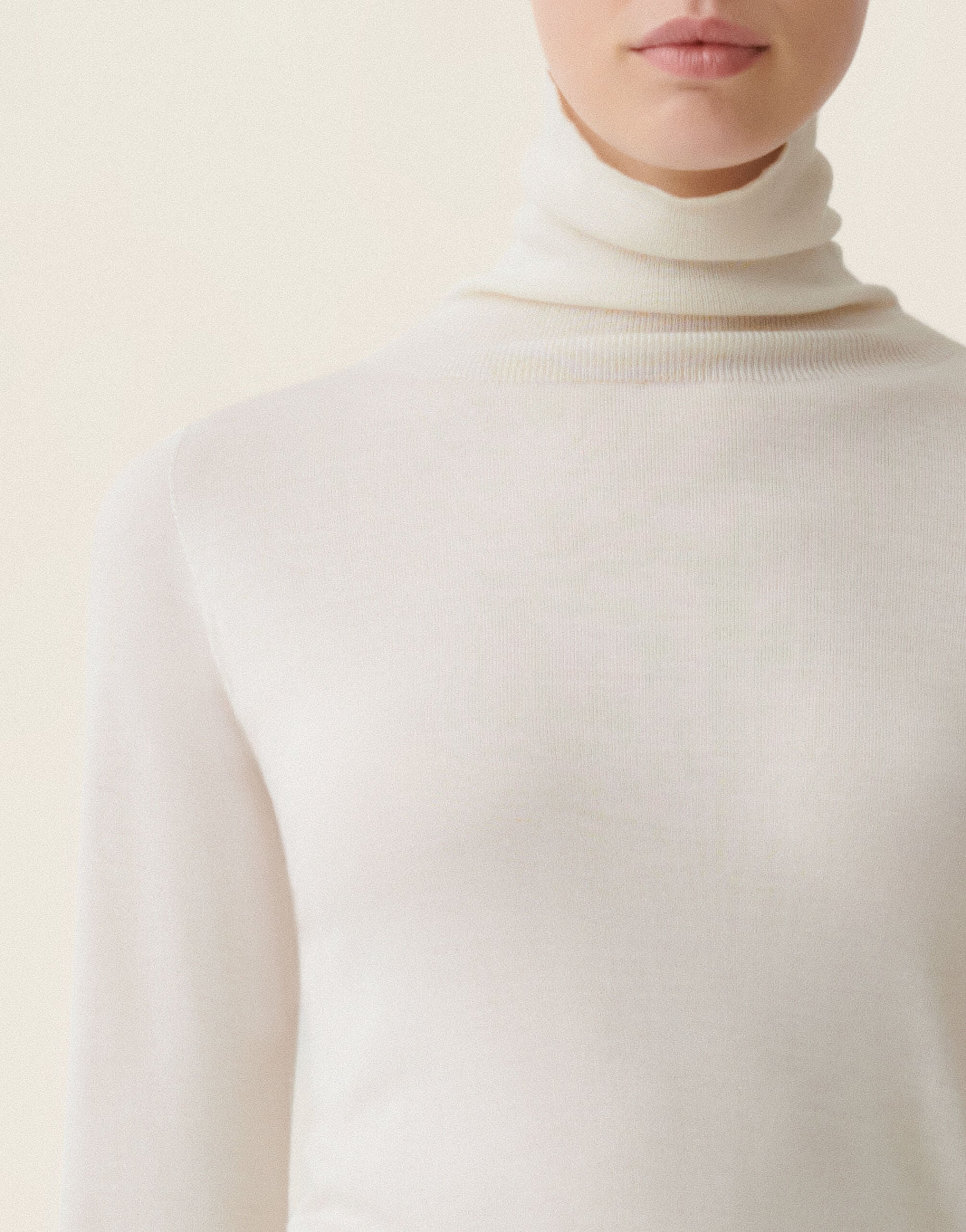 Maglia dolcevita in cashmere e seta, rafia Fabiana Filippi Maglia dolcevita in cashmere e seta, rafia Rafia MAD216F103N9070000