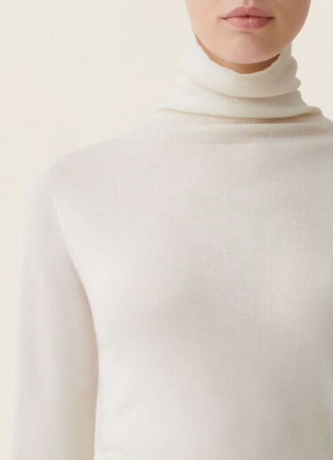 Maglia dolcevita in cashmere e seta, rafia Fabiana Filippi Maglia dolcevita in cashmere e seta, rafia Rafia MAD216F103N9070000