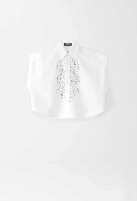 Fabiana Filippi Poplin shirt, white PAD274F258H4650000