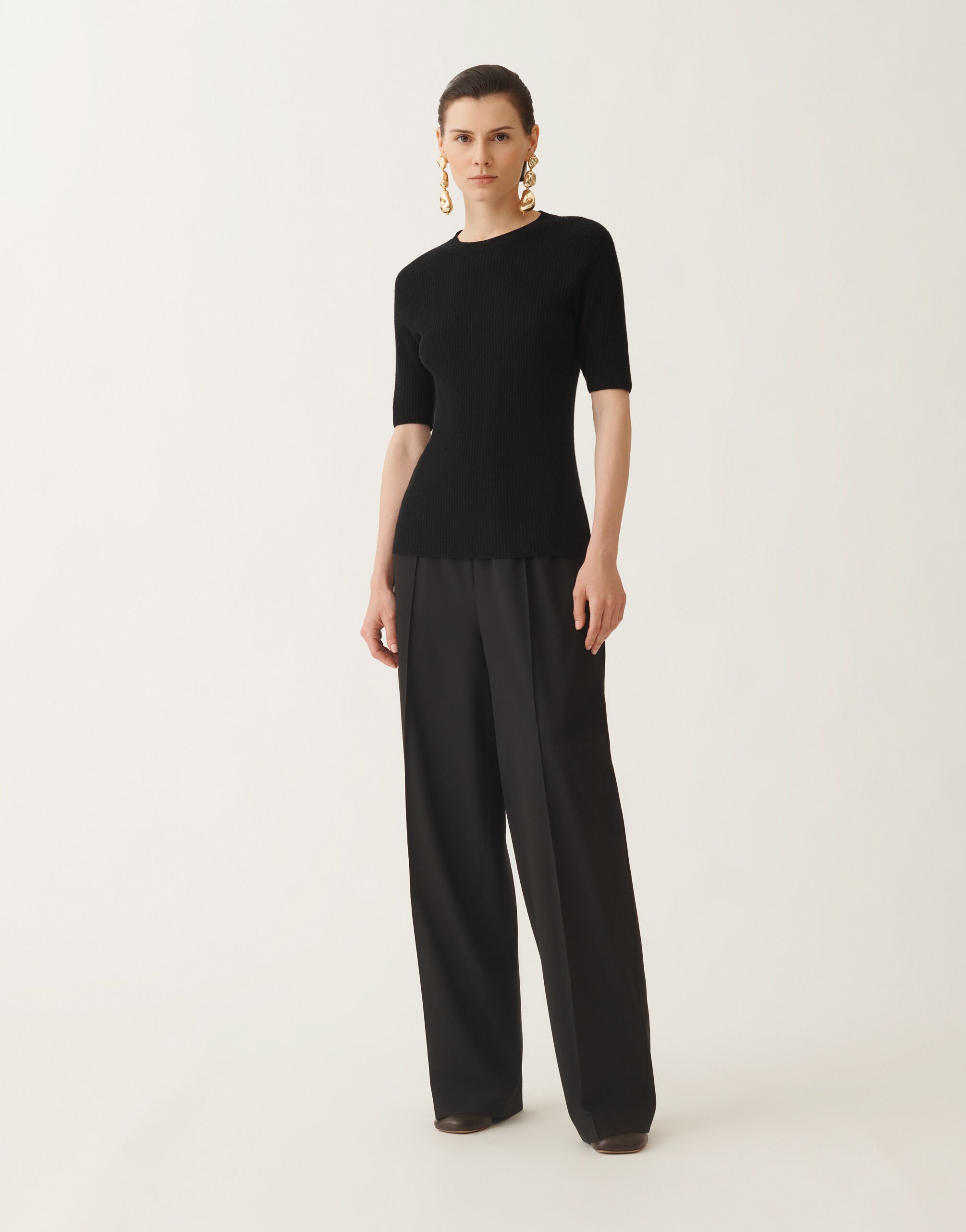 Fabiana Filippi Maglia in Platinum, nero Nero MAD215F022D2300000