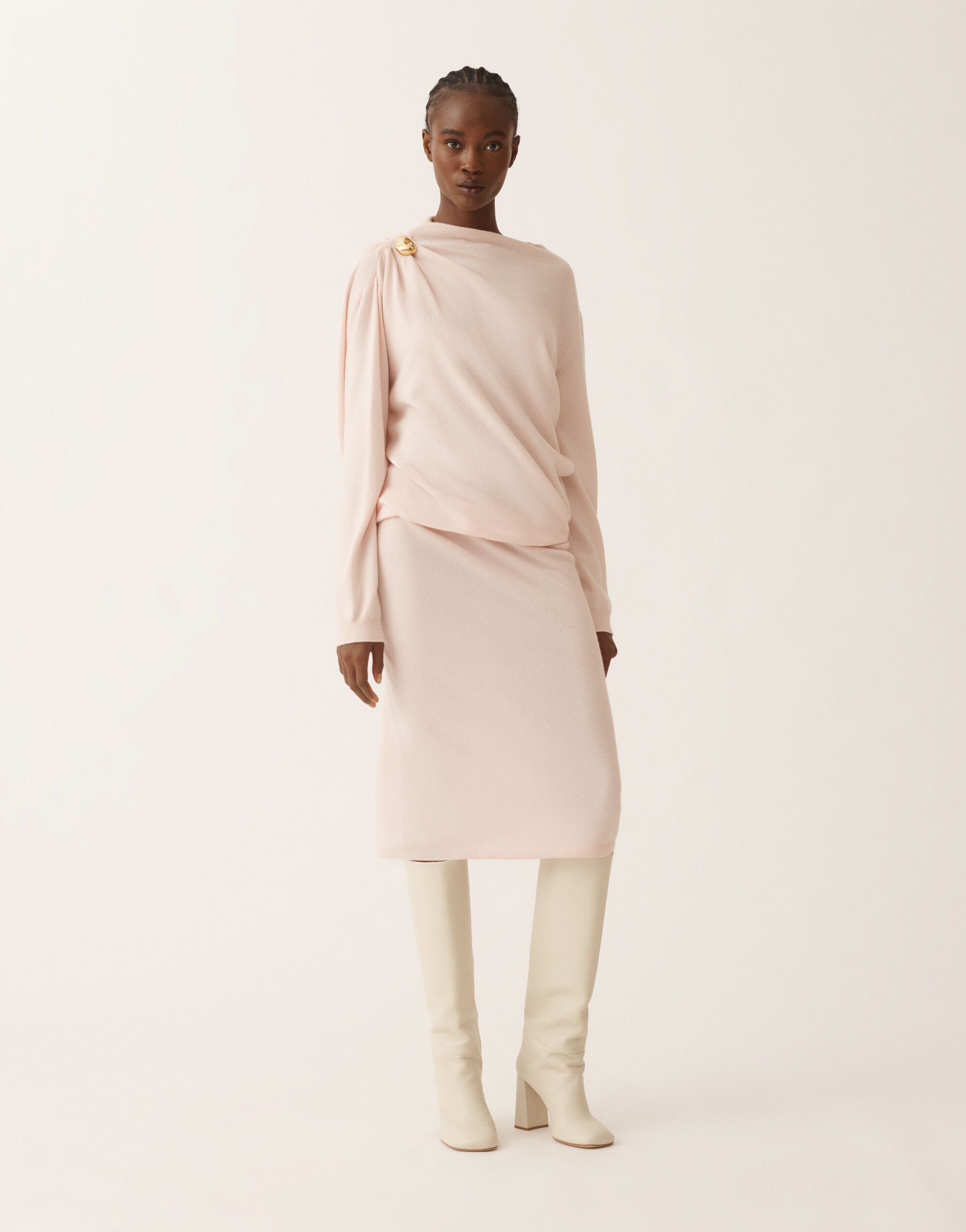 Fabiana Filippi Dress in Platinum, quartz pink Pink ABD225F618N1280000