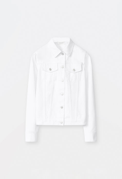 Fabiana Filippi Denim jacket, white CAD264F241D6140000