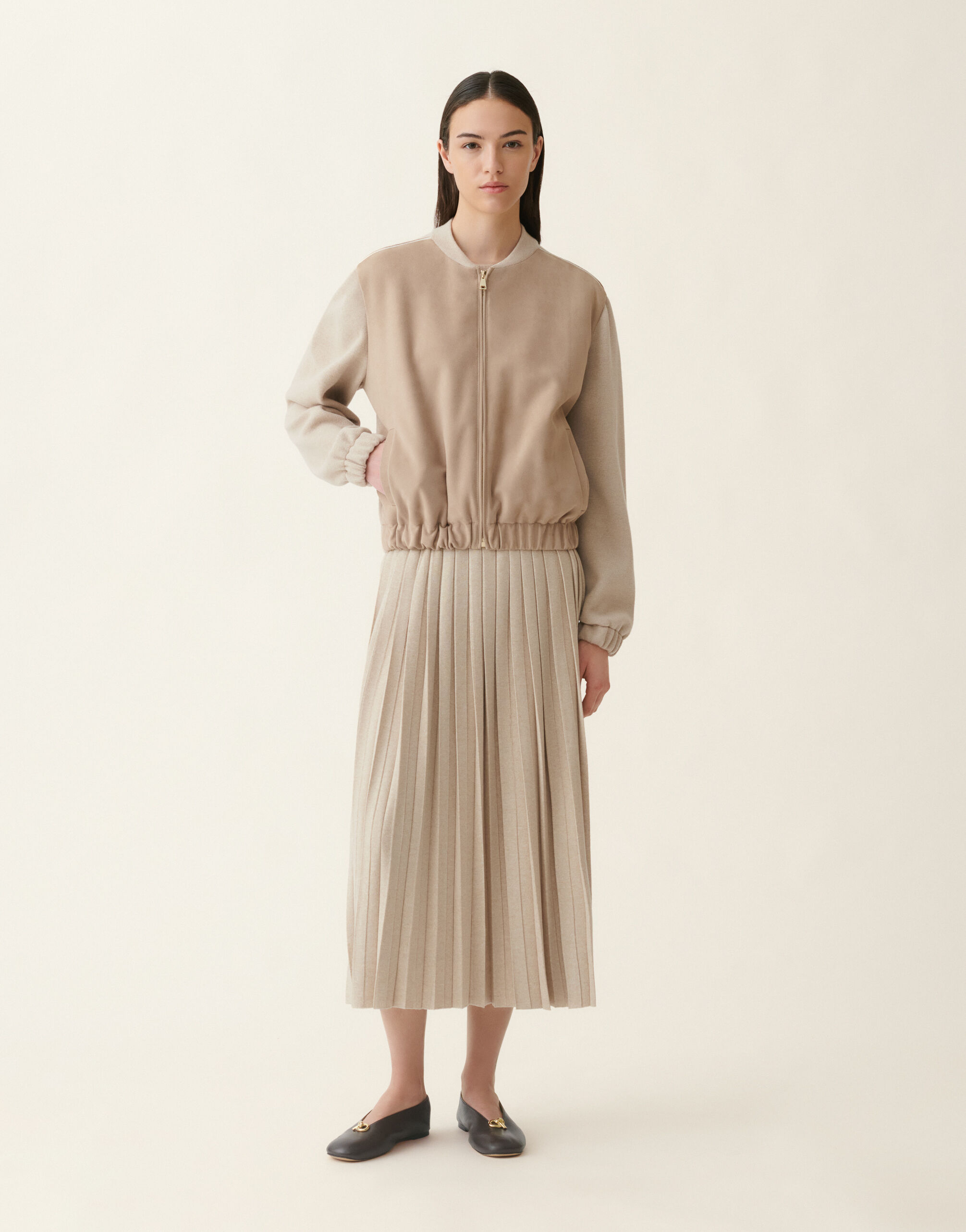 Fabiana Filippi Bomber en daim, cachà Cachà PLD216F225M3590000