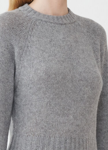 Fabiana Filippi Brushed cashmere sweater, melange rock MELANGE ROCK MAD264F052N9000000