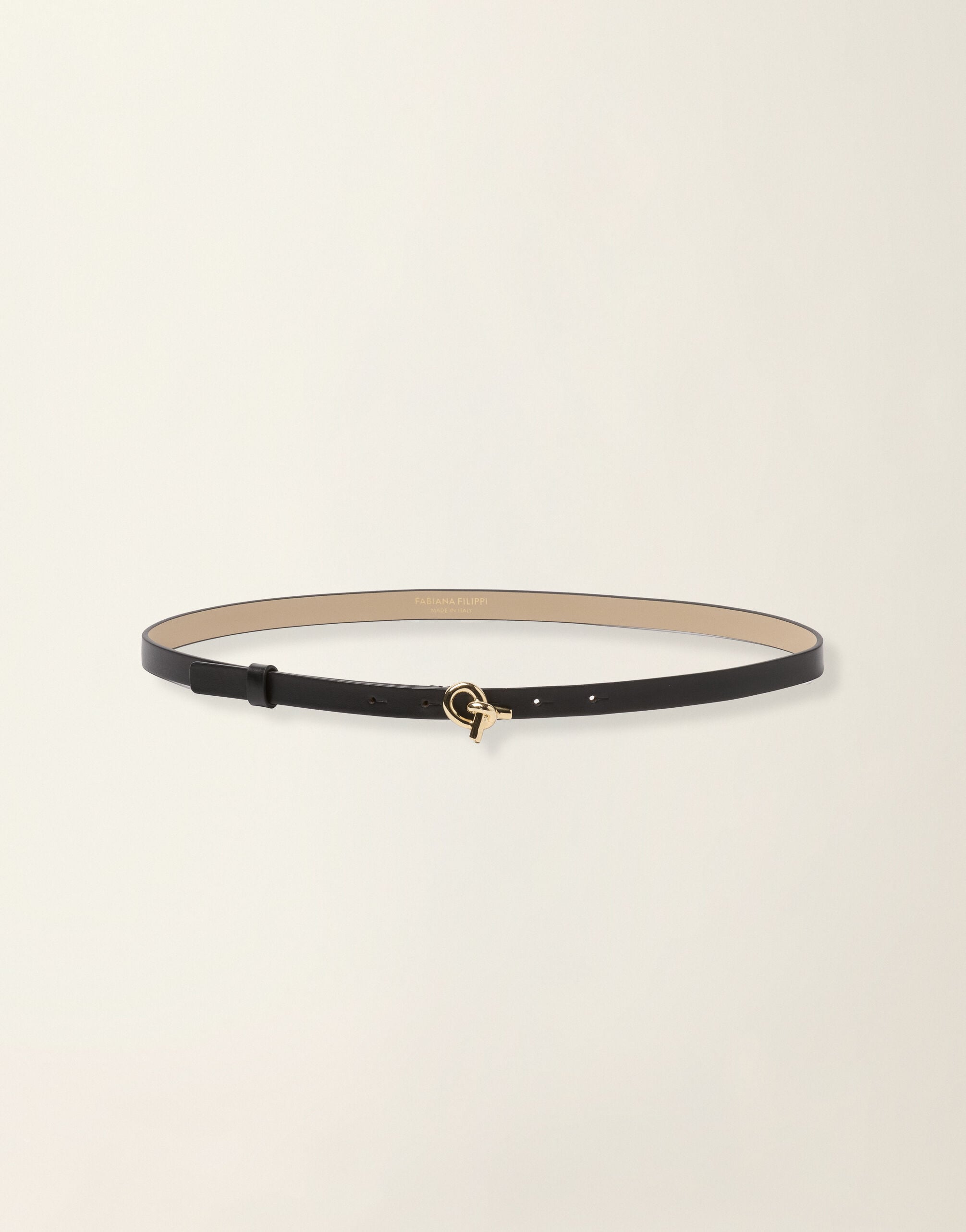 Ceinture en cuir, noir Fabiana Filippi Ceinture en cuir, noir Noir AAD216A863M5270000