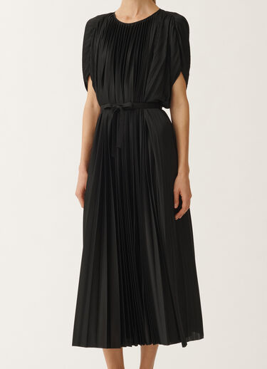 Fabiana Filippi Pleated jersey dress, black BLACK ABD265F440L2990000
