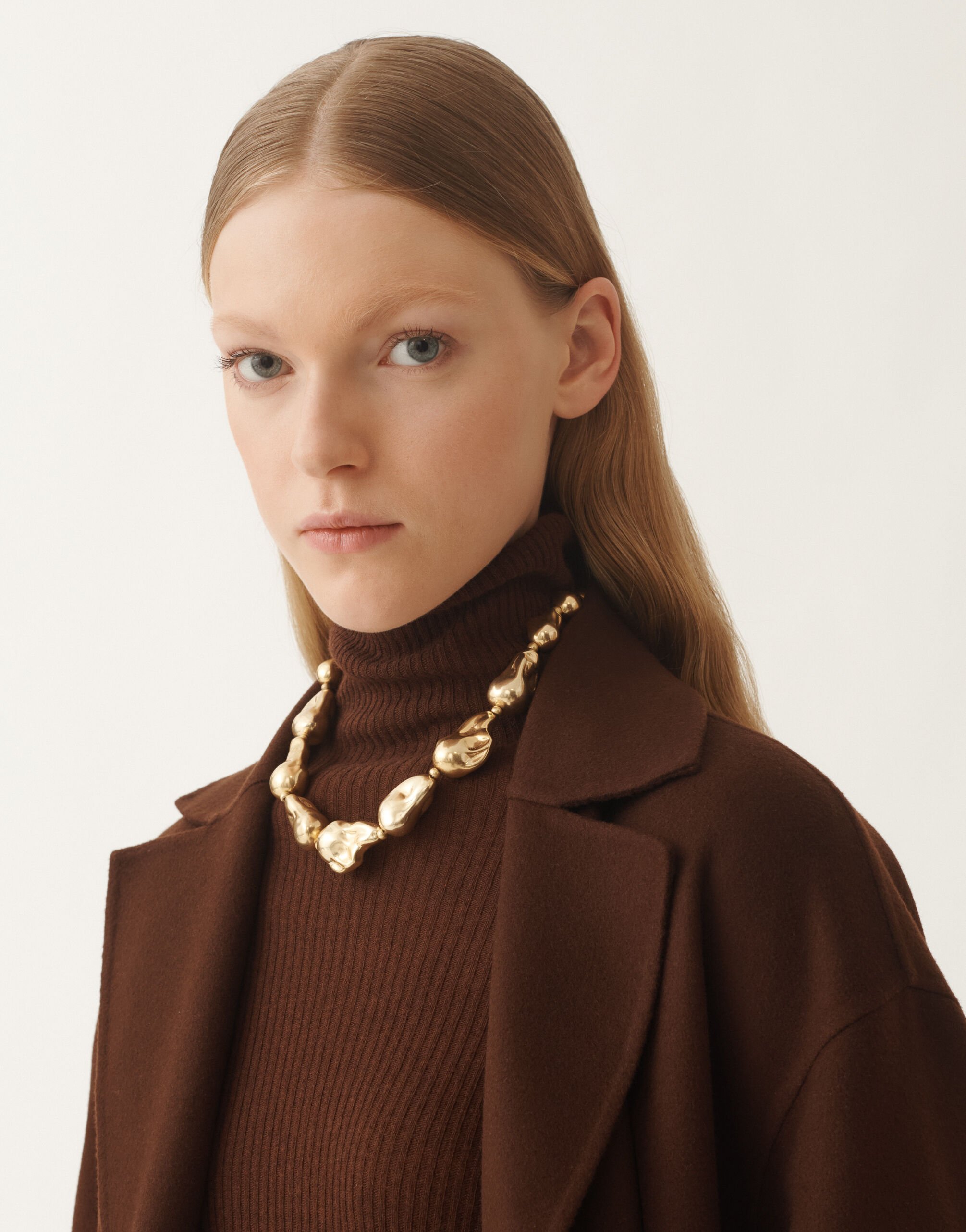 Fabiana Filippi Collier avec pépites OR BXD215A838L8390000