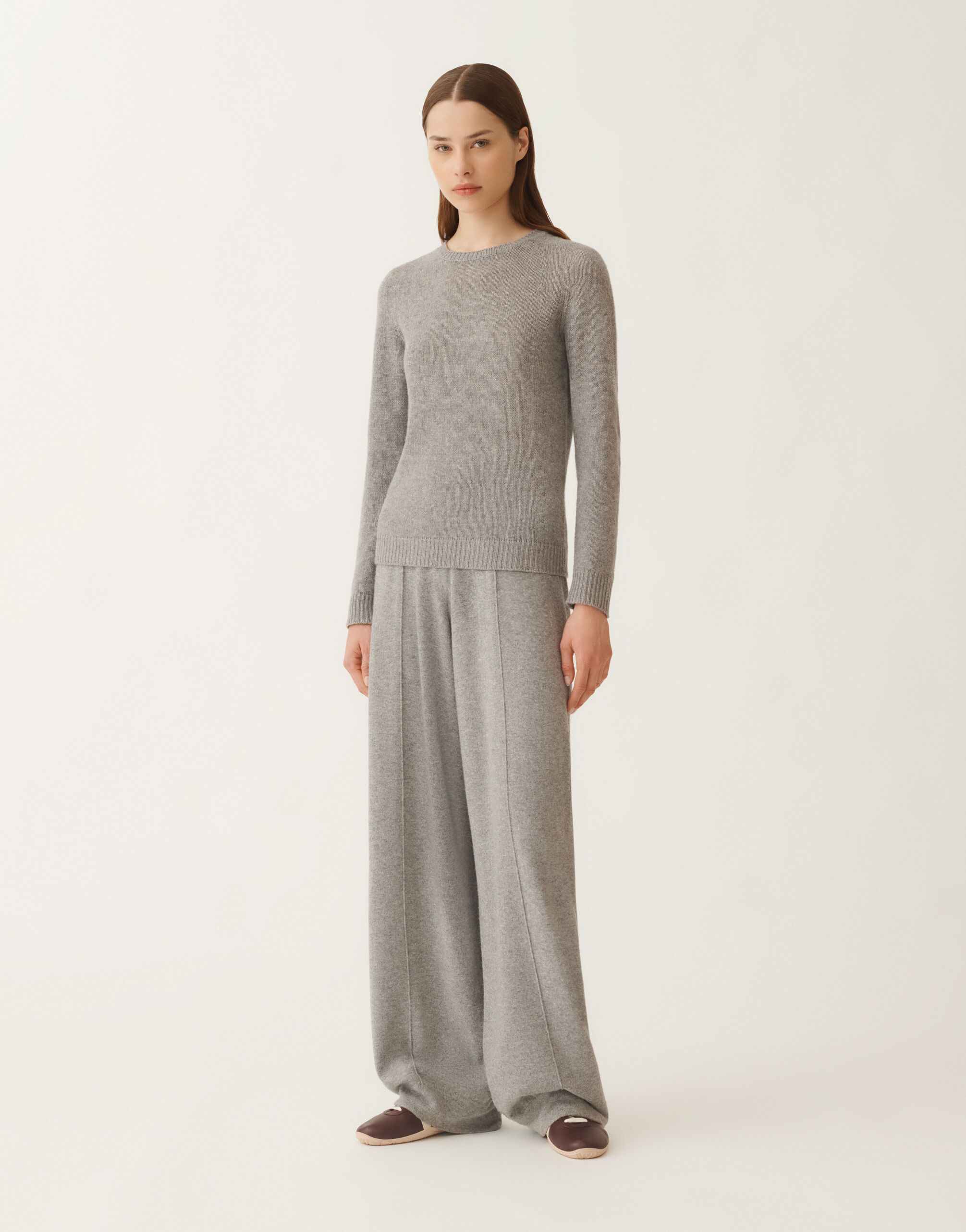 Cashmere sweater, rock grey for Women | Fabiana Filippi®