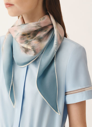 Fabiana Filippi Printed silk losange, chiné print CHINÉ PRINT SAD276A951M0430000