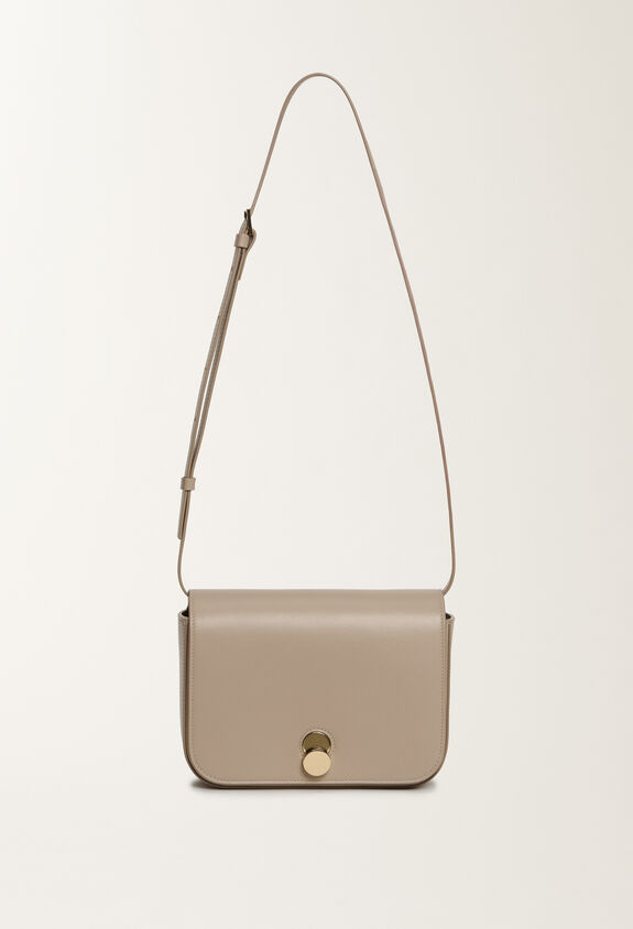 Fabiana Filippi Eclissi calfskin messenger bag, marble GREY BGD215A859L8030000