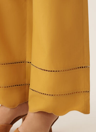 Fabiana Filippi Poplin pants, mustard MUSTARD PAD276F799M1270000